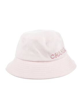 CHANEL | Accessories | White Chanel Bucket Hat | Poshmark